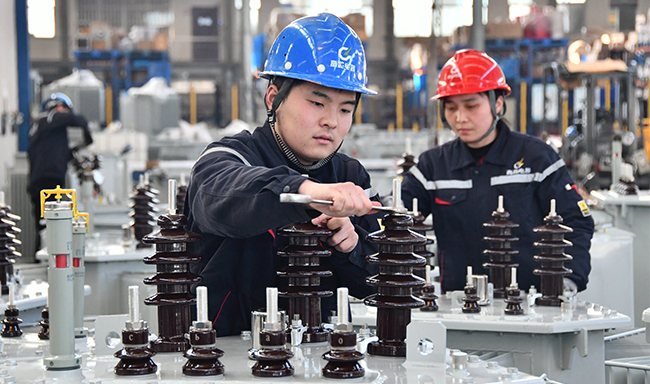 Transformer assembly area